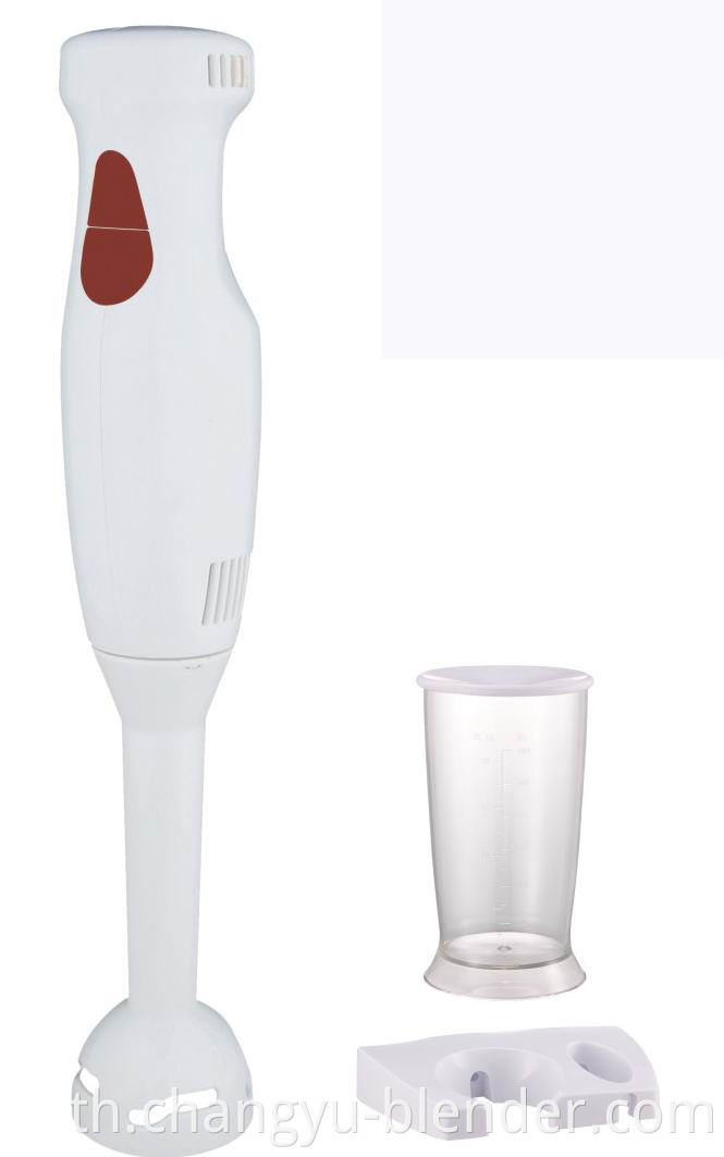 High efficiency hand blender in the home kitchen